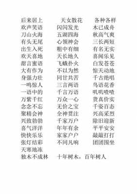 四字词语什么什么大样（什么什么什么大的四字词语有哪些）-图2