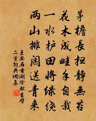 王安石书法是什么意思（王安石书法作品代表作）-图3