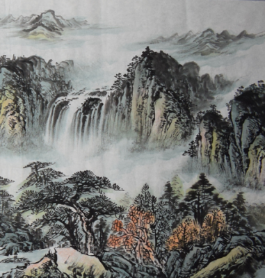 什么是八尺对开（八尺对开山水画精品）-图3