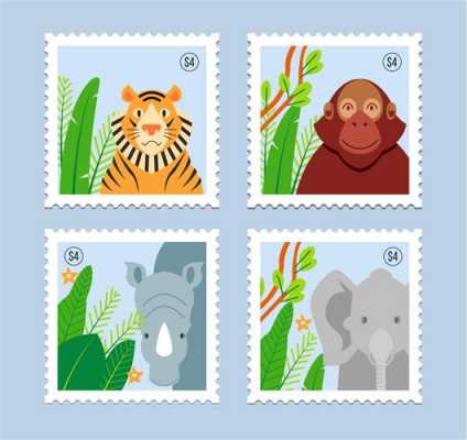 动物邮票表示什么意思（动物邮票绘画）-图2