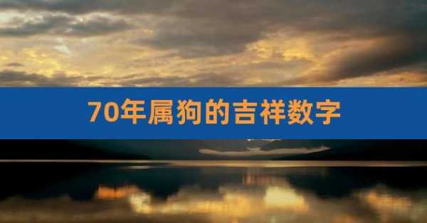 1970狗年金什么命（70年属狗的金命什么意思）-图3